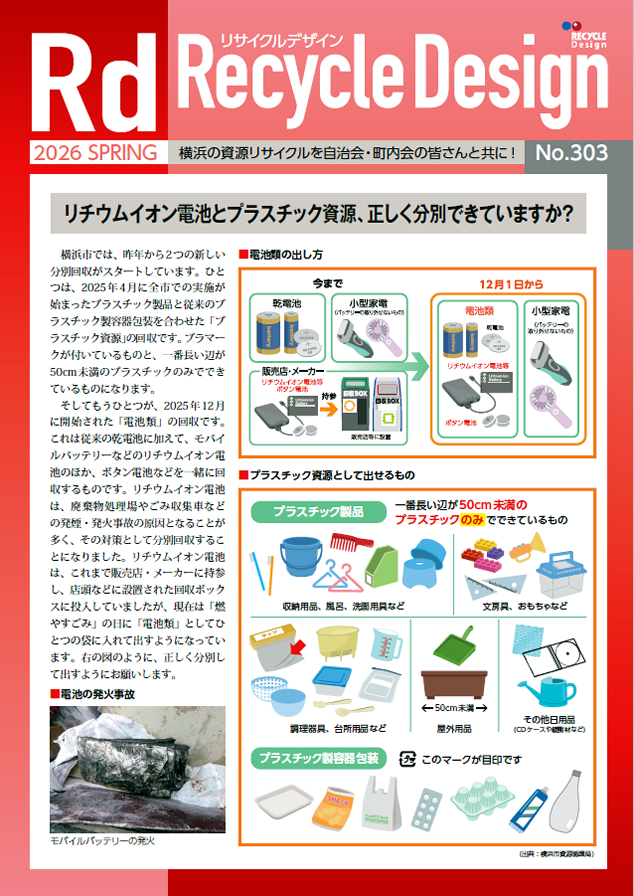 リチウムイオン電池とプラスチック資源､正しく分別できていますか？